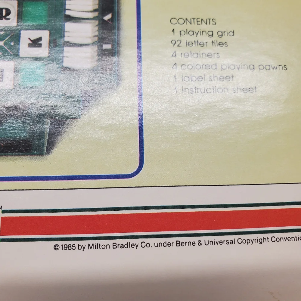 Vintage‎ Milton Bradley Last Word 1985 game From The Makers Of Upwords Complete!